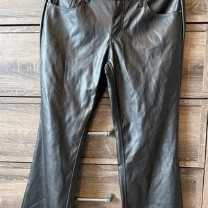 Wild Fable Black Faux Leather Pants